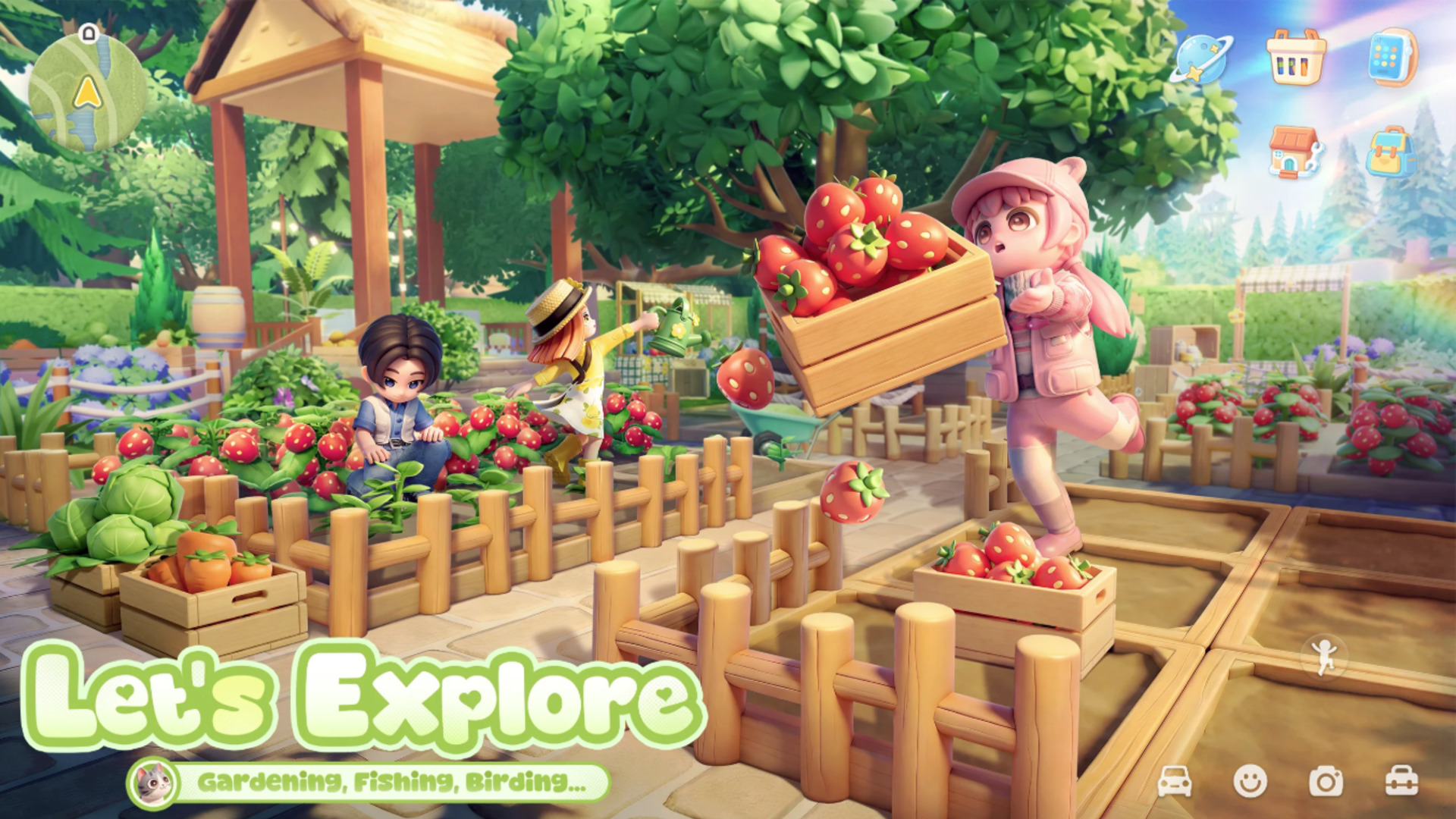 Heartopia cooking station showing a recipe being prepared in a kitchen scene